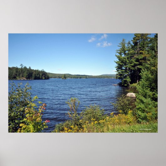 Raquette Lank im Adirondack print 08 229 Poster (Vorne)