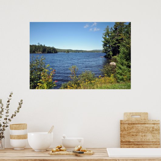 Raquette Lank im Adirondack print 08 229 Poster (Küche)