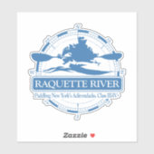 Raquette River (KC2) Aufkleber (Blatt)