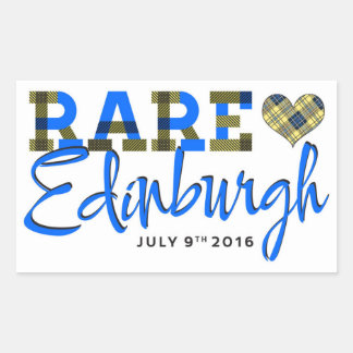 RARE16 rechteckige Aufkleber