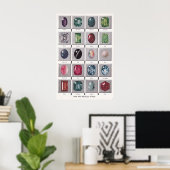 Rare and Precious Stones Poster (Heimbüro)