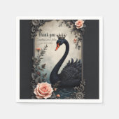 Rare as a black swan, timeless as true love.  serviette (Vorderseite)