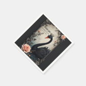 Rare as a black swan, timeless as true love.  serviette (Ecke)