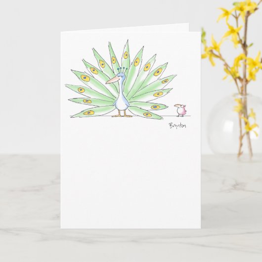 RARE BIRD Boynton Karte (Gelbe Blume)