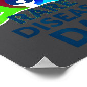 Rare Disease Awareness Shirt - Rare Disease Day 20 Poster (Ecke)