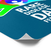 Rare Disease Awareness Shirt - Rare Diseases Day 2 Poster (Ecke)