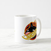 RARE Vancouver Hockey - Retro Canucks Kaffeetasse (VorderseiteRechts)