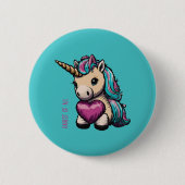 Rarest of All Unicorn Button (Vorderseite)