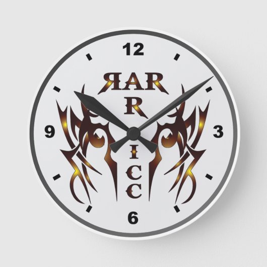 Rarick Clock Runde Wanduhr (Vorderseite)
