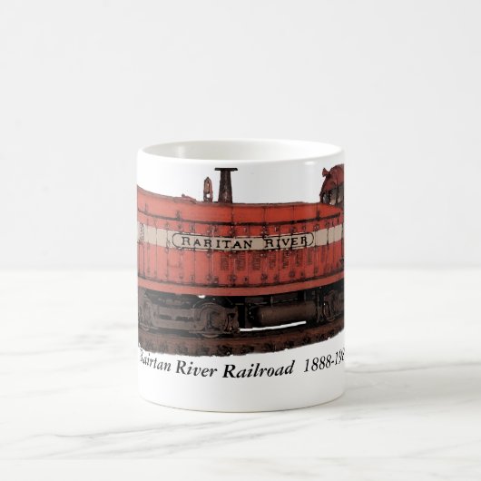 Raritan Fluss-Eisenbahn-Rangierlok Kaffeetasse (Mittel)