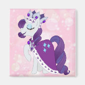 Rarity Princess Platinum Magnet (Vorne)