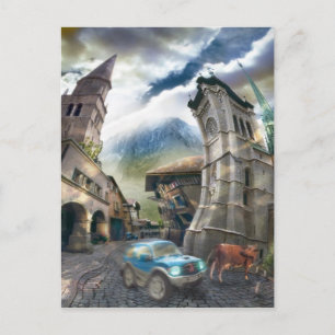 Raro Pueblo (Fragment) - Postkarte