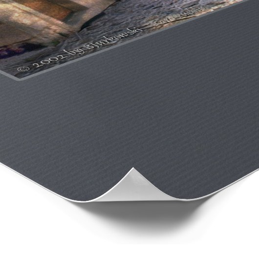 Raro Pueblo | Poster mit grauem Rahmen (Ecke)