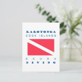 Rarotonga Cook Islands Postkarte (Stehend Vorderseite)