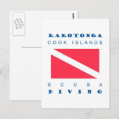 Rarotonga Cook Islands Postkarte (Vorne/Hinten)