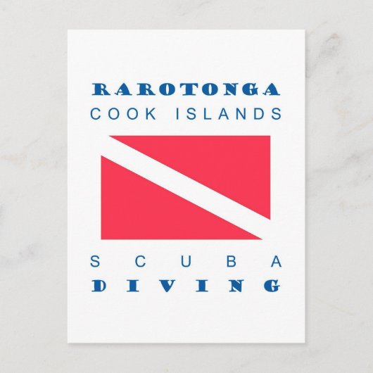 Rarotonga Cook Islands Postkarte (Vorderseite)