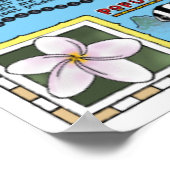 Rarotonga, Cookinseln Poster (Ecke)