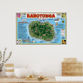 Rarotonga, Cookinseln Poster (Küche)