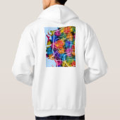 Ras Beirut Libanon Stadtplan Hoodie (Rückseite)