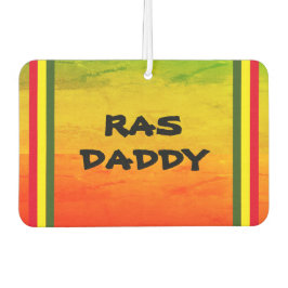 RAS DADDY | Rot-Gelb-Grün-Grunge Autolufterfrischer