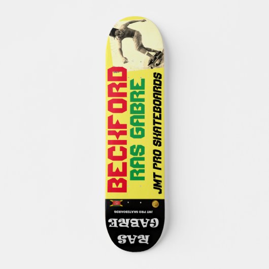 RAS GABRE BECKFORD JMT 7 3/4" Skateboard Deck (Vorne)