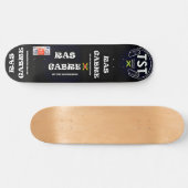 RAS GABRE BECKFORD JMT Skateboard (Horizontal)