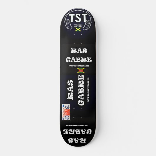 RAS GABRE BECKFORD JMT Skateboard (Vorderseite)
