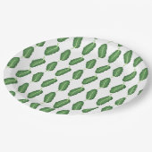 Ras-Kale Pappteller (Schrägansicht)