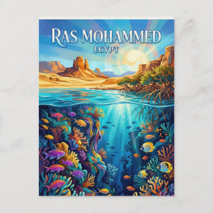 Ras-Mohammed-Nationalpark Ägypten Postkarte