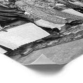 Ras Tafari mit äthiopischen Royalty Poster (Ecke)