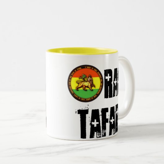 Ras Tafari Tasse - Gelb (VorderseiteRechts)