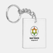 Ras Touch Star - Akrylle Schlüsselkette Schlüsselanhänger (Vorderseite links)