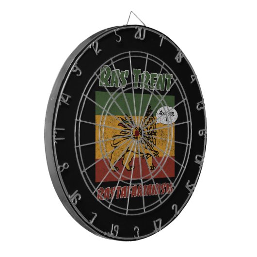 Ras Trent 2 Dartscheibe (Vorderseite Links)