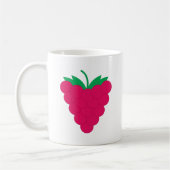 Rasberry Berry Fruit Pink Kaffeetasse (Links)