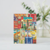 Rascacielos de New York Postkarte (Stehend Vorderseite)