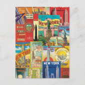 Rascacielos de New York Postkarte (Vorderseite)
