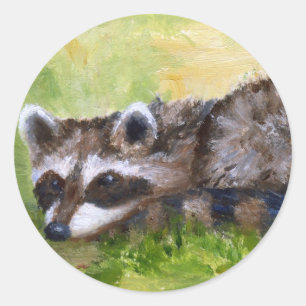 Rascal aceo Raccoon Sticker