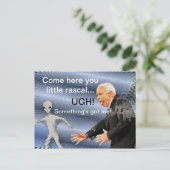 Rascal Alien Postkarte (Stehend Vorderseite)