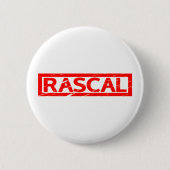 Rascal Briefmarke Button (Vorderseite)