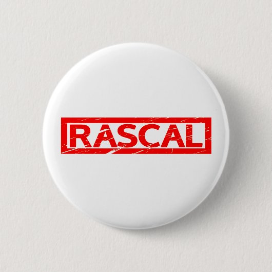 Rascal Briefmarke Button (Vorderseite)