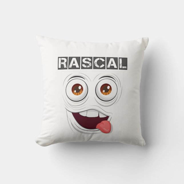 RASCAL-Kissen - Fett, Fun & Cosy Vibes Kissen (Vorderseite)