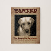 Rascally Retriever, alias gelber Labrador Puzzle (Vertikal)
