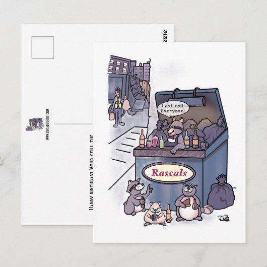 Rascals  postkarte (Vorne/Hinten)