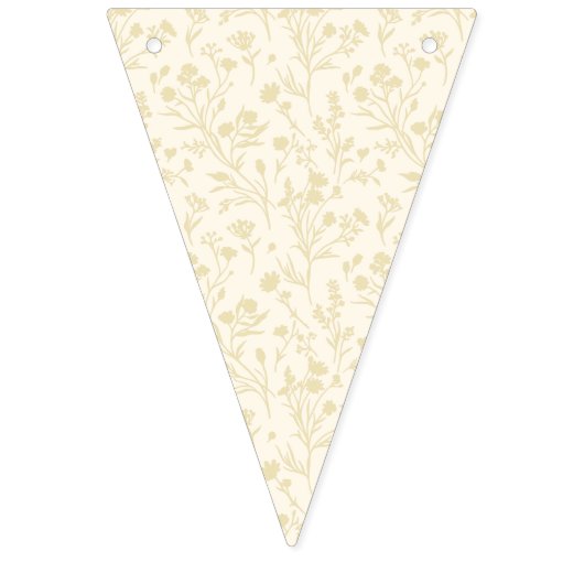 Raschelnd blühender goldener Weizen - Neutral Wimpelkette (Erste Fahne)