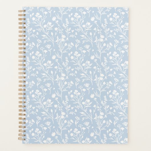 Raschelnde Blüten Neutral - Staubblau Planer (Vorderseite)