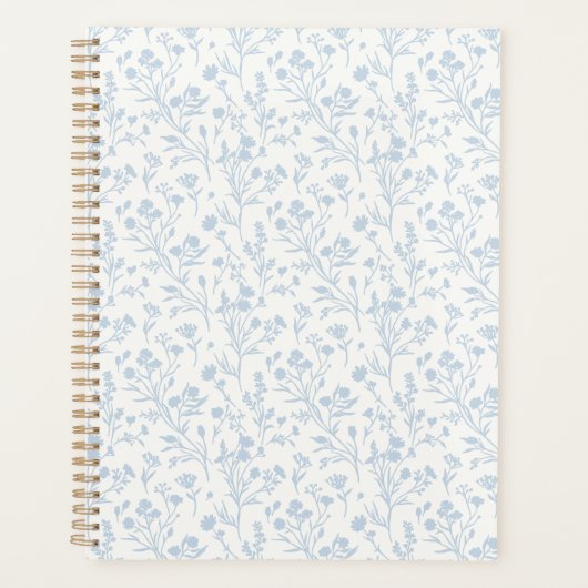 Raschelnde Blüten Staubblau - Neutral Planer (Vorderseite)