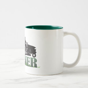 Rasen-Bauer Zweifarbige Tasse