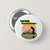 Rasen Bowling Gewinner Design, Abzeichen Button (Vorne & Hinten)