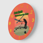 Rasen Bowling Gewinner Design, Wanduhr (Winkel)