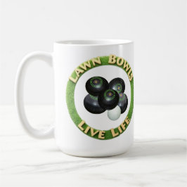 Rasen-Bowls Leben mit Rasenschüsseln, Kaffeetasse